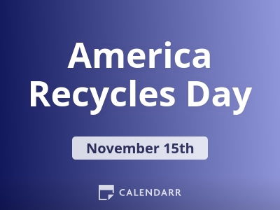 America Recycles Day