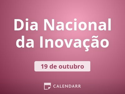 Dia Nacional da Inovação