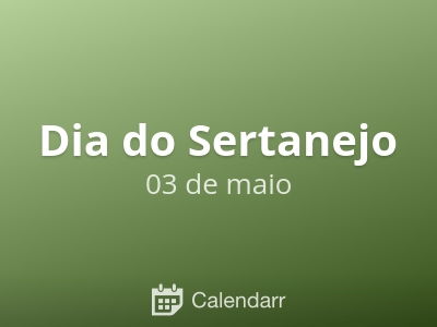Dia do Sertanejo
