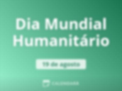 Dia Mundial Humanitário