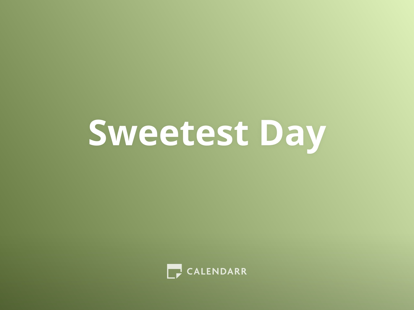 Sweetest Day October 19 Calendarr