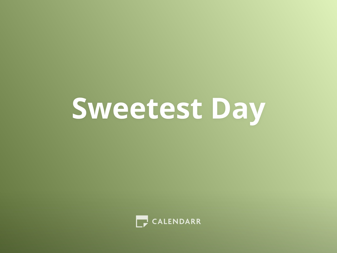Sweetest Day October 15 Calendarr