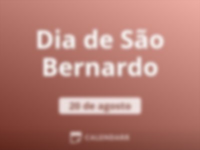 Dia de São Bernardo