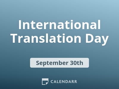 International Translation Day