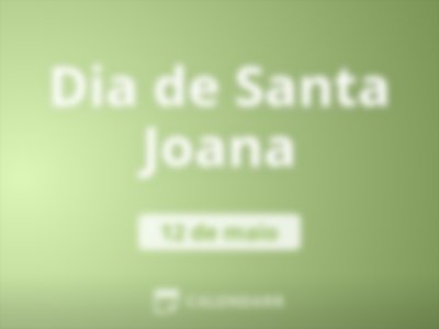 Dia de Santa Joana