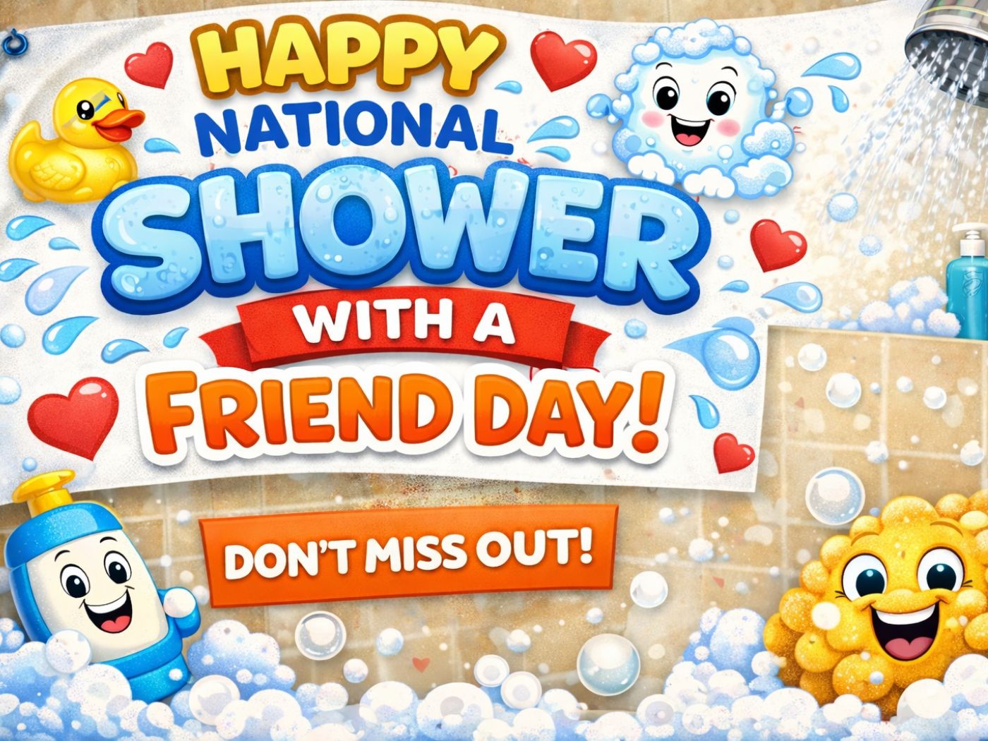 National Shower With A Friend Day 2026