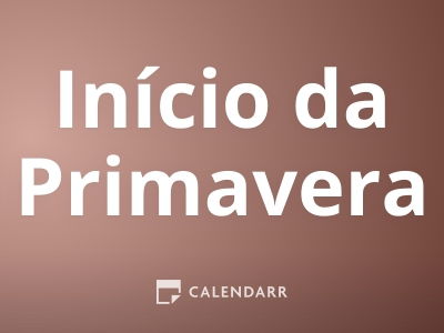 Início da Primavera