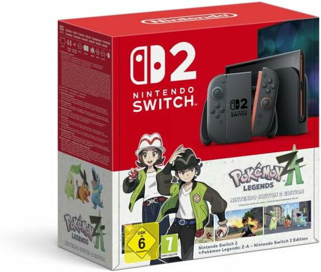 Nintendo Switch 2 com Pokémon Legends Z-A