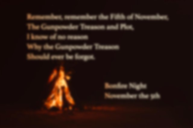 Remember remember the fifth of November poem and bonfire image.