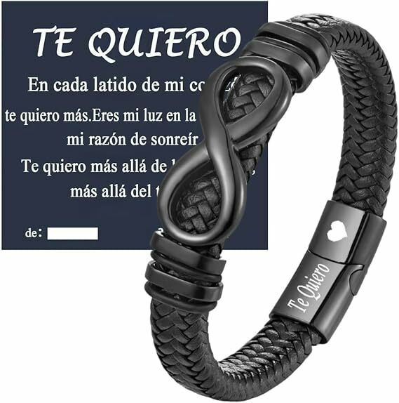 Pulsera de cuero para hombre