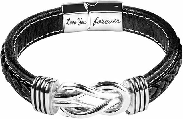 Pulseira de couro para homem