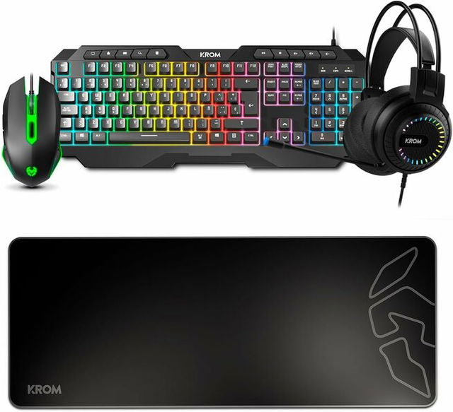 KROM KARRIER Pack Gaming 4 em 1