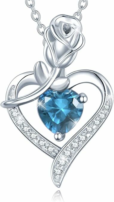 AGVANA Rosy Reverie Birthstone Necklace