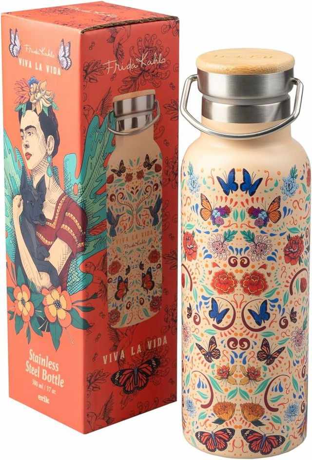 Botella agua mujer Frida Kahlo