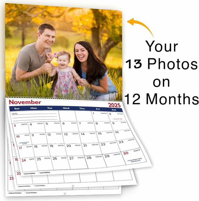 Custom Photo Wall Calendar