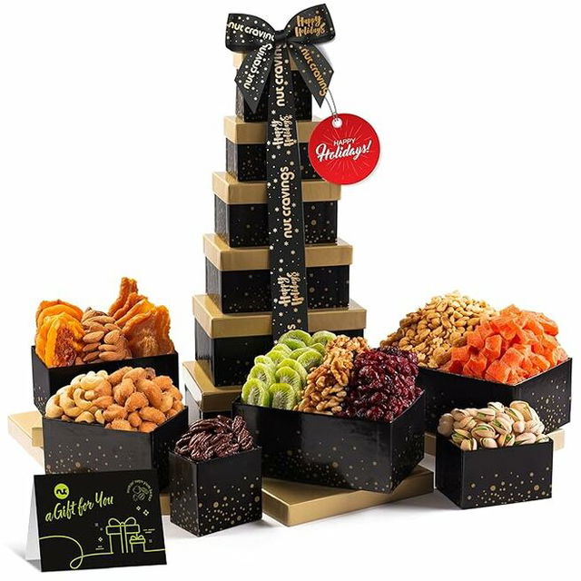 NUT CRAVINGS Dried Fruit & Nuts Gift Basket