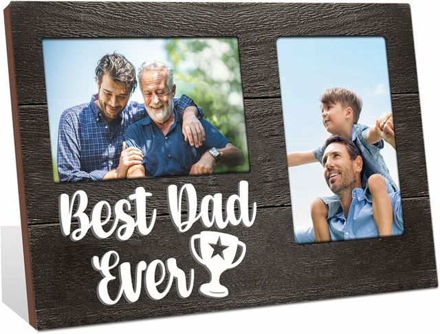 JNDJE 3D Photo Frame for Dads