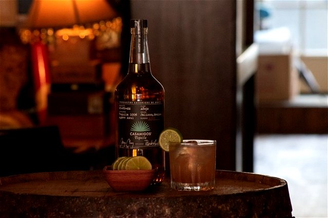 An image of a bottle of Casamigos Tequila