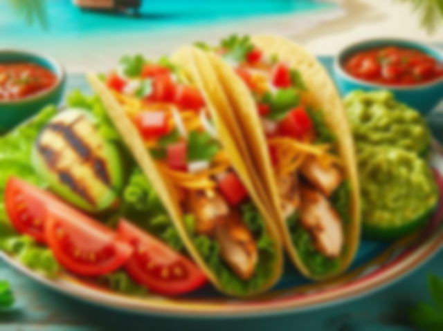 AI generated image of taco