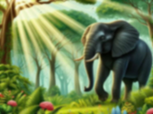 animated elephant