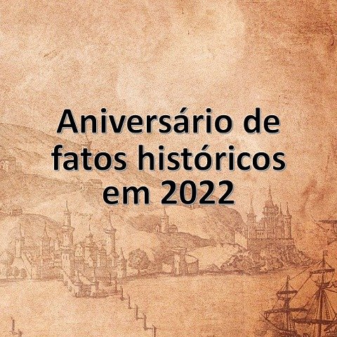 23 fatos históricos que fazem aniversário em 2022