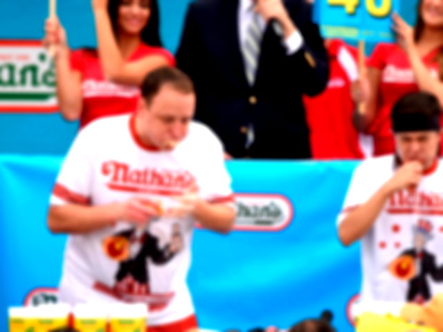 Annual Nathan‘s Hot dog eating competition on the 4th of July