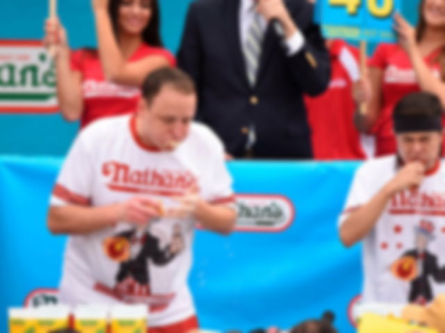 Annual Nathan‘s Hot dog eating competition on the 4th of July