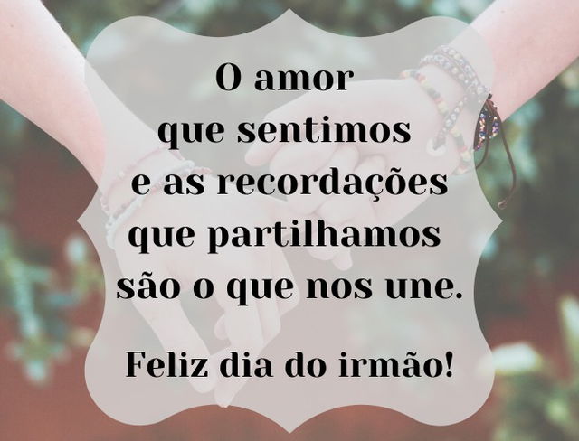 Mensagem para irmão que está longe