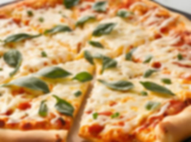 Ai generated image of cheese pizza