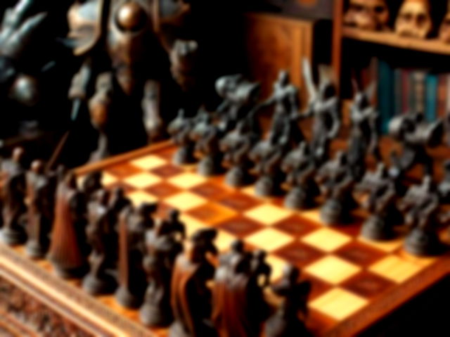 AI generated image of chess