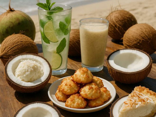 coconut, and cocktails