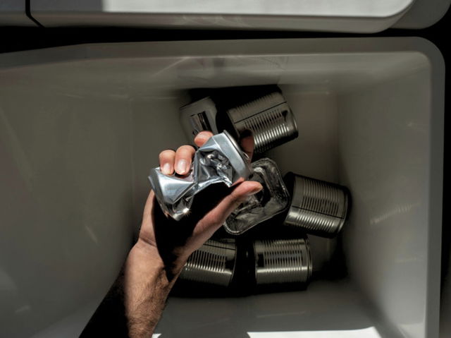 Crushing a can
