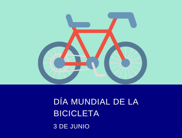 D a Mundial de la Bicicleta 3 de Junio Calendarr