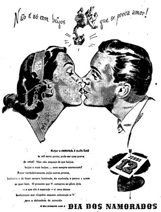Campanha do Dia dos Namorados criada por João Doria que dizia “Não é só com beijos que se prova amor!"