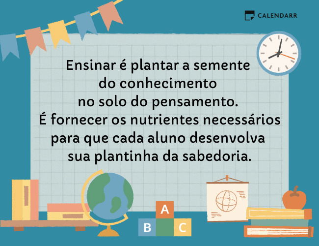 17 Mensagens Para Desejar Um Feliz Dia Dos Professores - Calendarr