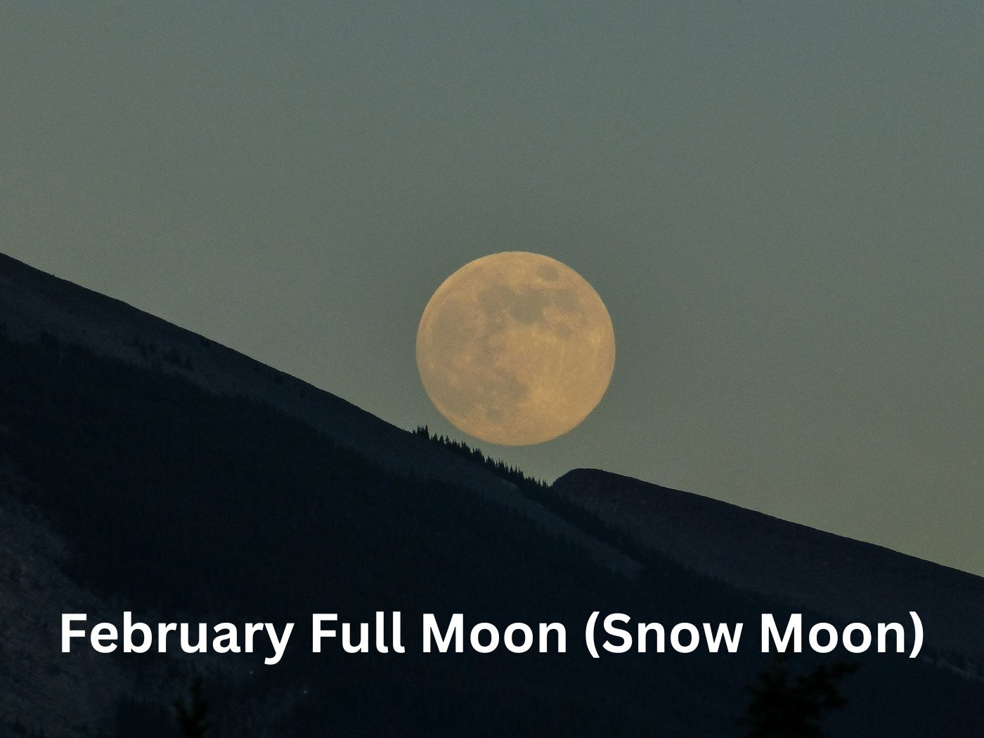 February Full Moon (Snow Moon) 2024 Calendarr