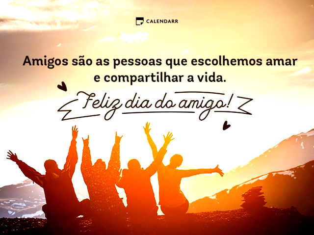 Feliz Dia do Amigo - Imagens e Mensagens para Facebook