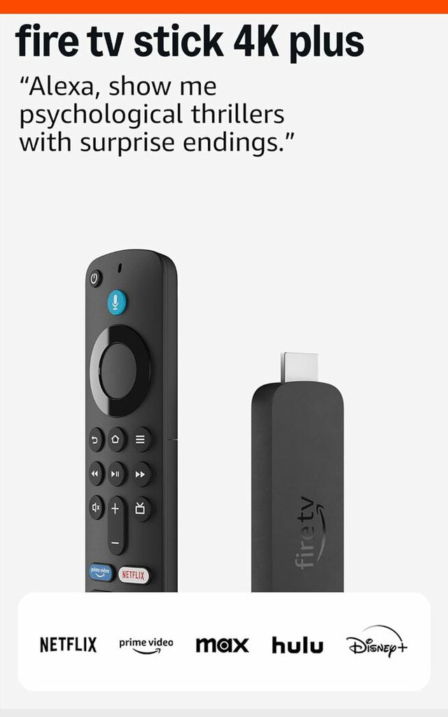 Amazon Fire TV Stick 4K Plus (newest model)