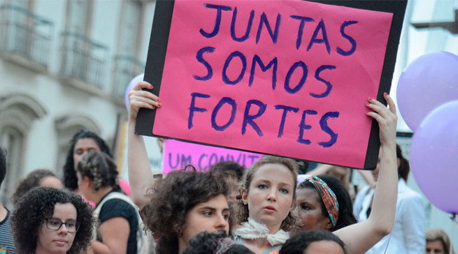 protesto de mulheres