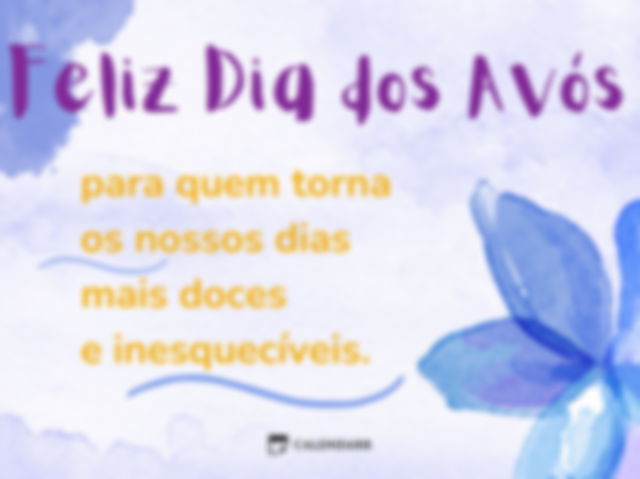 imagem com frase para o dia dos avos