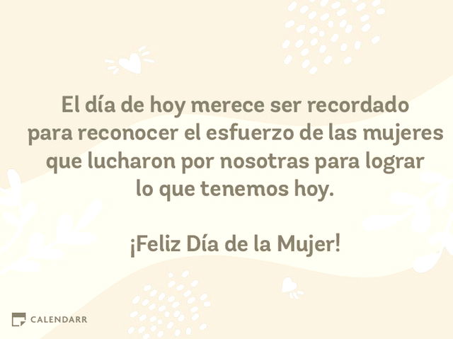 Día de la Mujer: 25 frases cortas y poderosas para celebrarlo - Calendarr Día de la Mujer: 25 frases cortas y poderosas para celebrarlo - Calendarr