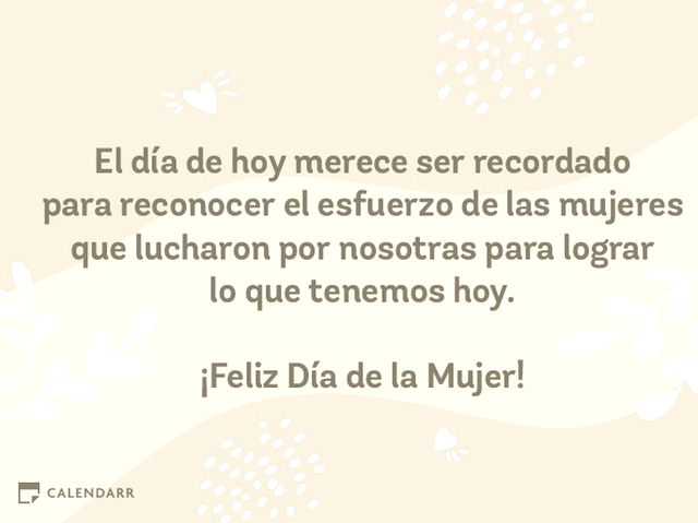 Día de la Mujer: 25 frases cortas y poderosas para celebrarlo - Calendarr