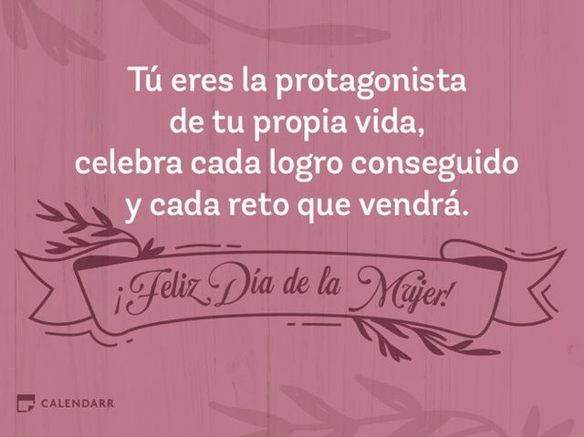 Frase día de la mujer