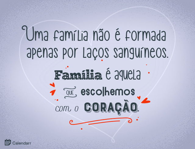 Frase para o dia internacional da família