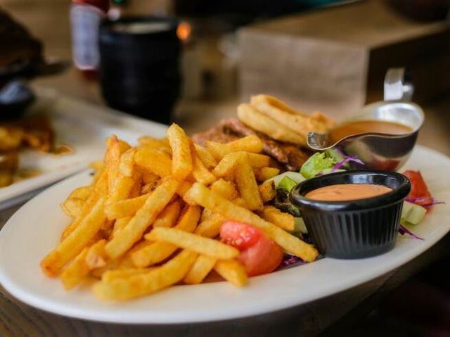 Fries on Plate