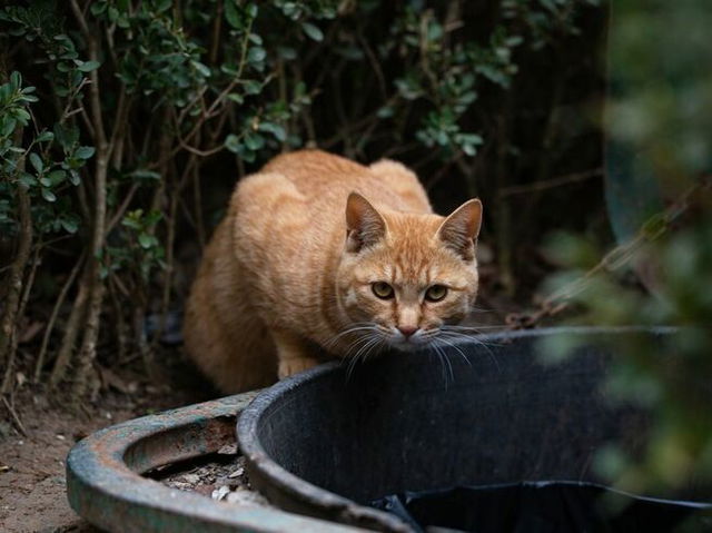 orange cat