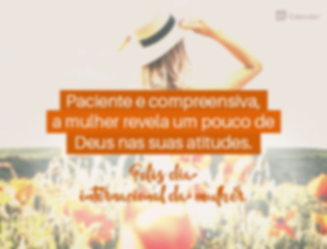 Imagem com frase para mulher que revela Deus nas atitudes