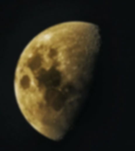 An Image Of A Last Quarter Moon