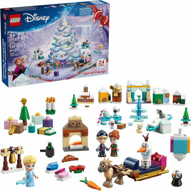LEGO Disney Frozen Advent Calendar 2025 Kids Toy