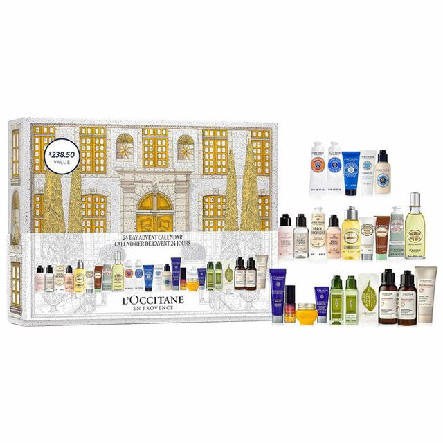L'OCCITANE Advent Calendar, 24-Piece Luxury Beauty Countdown Holiday Gift Set